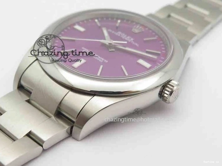 1224 HighQuality Oyster Perpetual 39mm 114300 BP Maker Best Edition Grape Dial On SS Bracelet A 3639